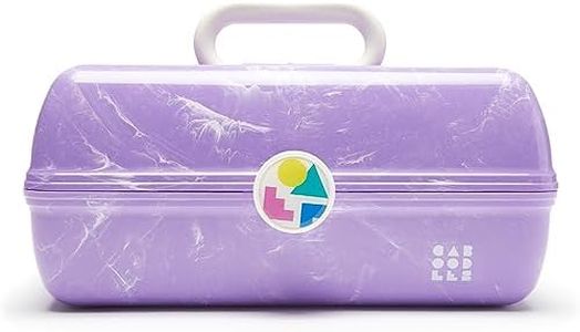 Caboodles On-The-Go Girl Retro Case, Lavender Marble, 13x8x5.75 Inch (Pack of 1)