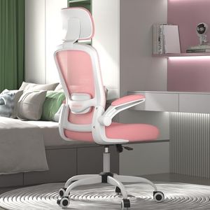 Mimoglad Ergonomic Office Chair Adjustable Lumbar Flip Armrests