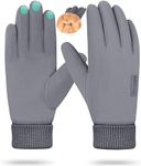 ihuan Winter Gloves for Men Women - Cold Weather Gloves for Running Cycling, Snow Warm Thermal Gloves Touchscreen Finger