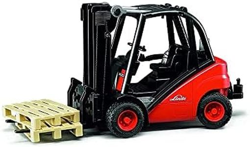 Bruder 1:16 22cm Linde H30D Forklift w/Pallets Vehicle Kids/Children Toys 3y+