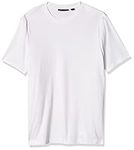 Perry Ellis Men's Slub Short Sleeve Crew Neck Tee T-Shirt, Bright White, XX-Large