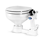 Jabsco 29090-5000 Twist n' Lock, Manual Marine Toilet, Compact Bowl