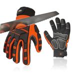 Vgo... 1Pair Cut Resistant Work Gloves,Cut Proof Gloves for Men, ANSI Level 5 Cut Resistant Gloves,Work Gloves Men,Mechanics Impact Gloves,Anti-Vibration Gloves,Rigger Gloves,Heavy Duty(SL9792IPA5,L)