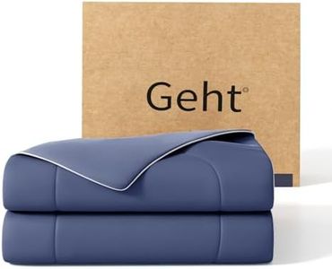 Gehtmnl Cooling Blanket for Hot Sleepers & Night Sweats  – Cooling Comforter, Breathable Lightweight Double-Sided Summer Bedding, Breathable Soft All Season (Abyss Blue, King(106"x90"))