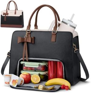 LOVEVOOK Work Tote Bag for Women with Lunch Compartment, 17 Inch Laptop