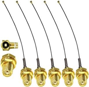 5 Pieces of IPX IPEX-1 U.FL to SMA Female Tail Antenna Wi-Fi Coaxial Low Loss Cables, 6 inches (15 cm)