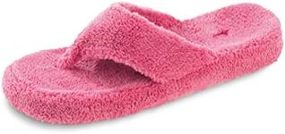 ACORN Women's New Spa Thong Slipper,Azalea,Medium/6.5-7.5 M US