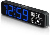 Peakeep 9" Digital Alarm Clock Larg