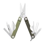 LEATHERMAN, Micra, Keychain Multi-Tool with Grooming Tools, Mini Pocketknife for Everyday Carry (EDC), Hobbies & Outdoors, Built in the USA, Spruce