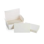 100 Pcs White Blank Cards Note Paper Business Cards Vocabulary Word Card Message Card DIY Gifts Card Blank Paper Tags