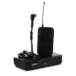 Shure BLX14/B98 UHF Wireless Microphone System - Perfect for Brass, Woodwinds, Percussion - 14-Hour Battery Life, 100m Range | Includes Clip-on Instrument Mic, Single Channel Receiver | J11 Band