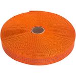 GM CLIMBING GM CLIMBING Nylon Tubular Webbing Tape 4000lb Heavy Duty for General Outdoor Application 1" x 30Ft Orange