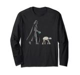 Star Wars Darth Vader the Dog Walker Meme Long Sleeve T-Shirt