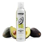 Omega Pressery Light Avocado Oil Cooking Spray - 150 ml | Neutral Flavour | High Smoke Point 270°C | 100% Pure Natural Cooking Oil | Ideal for Frying, Roasting, Baking & Air Frying at High Heat