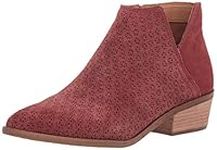 Frye and Co. Women's Caden Perf Bootie Ankle Boot, Light Burgundy, 6 M US