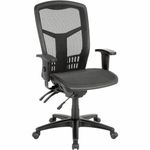 Lorell Executive Mesh High-Back Chair, Black