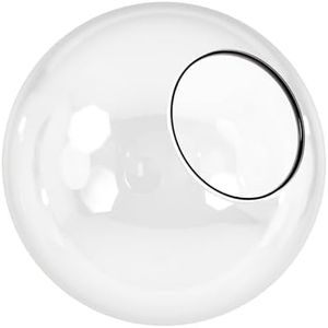KastLite 14" Clear Acrylic Lamp Post Globe | Smooth Textured with 5.25" Neckless Opening | Manufactured in the USA