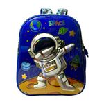 Taufa Villa Space School Bag for Boys Waterproof Backpack Astronaut School Bag for Nursery/LKG/UKG and Prep Class and Boys (Age Group Till 6 Years)(Small Size)