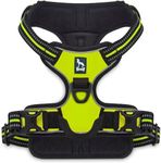 WapaW Dog Harness No-Pull Pet Harness Adjustable Outdoor Pet Vest 3M Reflective Oxford Material Vest for Dogs Easy Control for Small Medium Large Dogs (Large, Green)