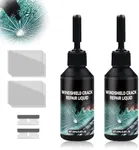 Windshield Crack Repair Kit, 2024 New Cracks Gone Glass Repair Kit, Upgrade Car Windshield Crack Repair Fluid for Automotive Windscreen Tool, Glass Crack Repair Liquid for Chips and Cracks (2 Set)