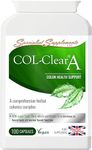 Specialist Supplements COL-Clear A Colon Health Support 100 Capsules, (Pack of 1)