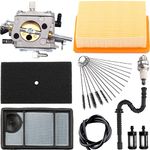 ZAMDOE TS400 Carburetor Kit for Stihl TS 400 Concrete Cut-Off Saw Replace HS-274E 4223 120 0600 42231200600, with Air Filter Fuel Line Spark Plug