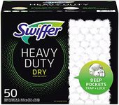 Swiffer Heavy Duty, White, 50 Count