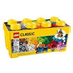 LEGO 10696 Classic Medium Creative Brick Box, Easy Toy Storage, LEGO Masters Fan Gift(Multicolor,Pack of 484 Pieces)