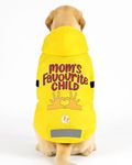 Lana Paws Yellow Dog Raincoat for Extra Large Dogs, Labradors, Golden Retrievers, German Shepherd, Rottweiler & Similar