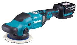 Makita DPO600TKX1 Eccentric Polisher, 1 Battery Plus Charger in Carry Case, Blue, 18 V/5.0 Ah