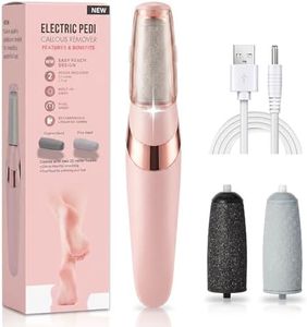 ZABOUL Callus Removers for Feet, Electric Foot Callus Remover Rechargeable with 2 Roller Heads Electronic Foot File Removes Hard Skin for Soft Beautiful Feet, Feet Care Pedicure Tools