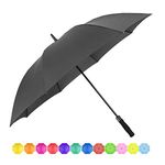 RUMBRELLA Golf Umbrella Large Windproof Umbrellas Auto Open 55IN, Black