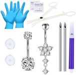 JIESIBAO Belly Button Piercing Kit,