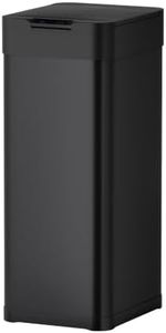 Devanti 50L Sensor Bin Motion Rubbish Bins Kitchen Automatic Trash Can Black