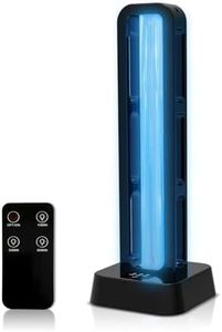Zyntieu 39W UV Light Sanitizer with Remote Control and 3 Timers – Ozone Free Home Disinfection Device, Kills Germs, Viruses, Mold and Dust Mites – Whole Room Ultraviolet Light for Home and Office