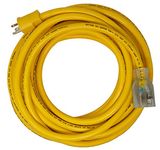 Coleman Cable 026188802 20-Amp 50-Feet Generator Cord 5-20P to 5-20R Lighted