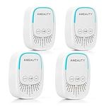 Ameauty Ultrasonic Pest Repeller 4 Pack, mosquito repellent plug in, Efficient Repelling Mosquitoes, Flies, Bugs, Spiders For Indoor Outdoor Kitchen, Bedroom, Home