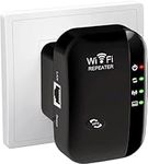 2024 Newest WiFi Extender, WiFi Booster, WiFi Repeater Covers Up to 3000 Sq.ft and 45 Devices, Internet Booster - with Ethernet Port, Quick Setup, Home Wireless Signal Booster (Black)