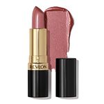 Revlon Super Lustrous Lipstick, High Impact Lipcolour with Moisturising Creamy Formula, Infused with Vitamin E and Avocado Oil in Nude/Brown Pearl, Pink Pearl (030)