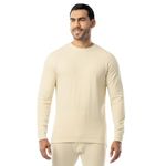 ColdPruf Mens Authentic Wool Plus Base Layer Underwear, Oatmeal, Medium US