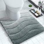 Yimobra Toilet Rugs U Shaped, Luxur