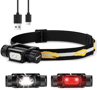 sofirn LED Headlamp Rechargeable, H35R Super Bright Lightweight Head Light with 660nm Deep Red Light, 1500 Lumens White Light, IPX6 Waterproof Head Flashlight for Running Hiking Camping