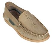 tZaro Genuine Leather Olive Boat Shoes - USS Midway,BOAT109OLV