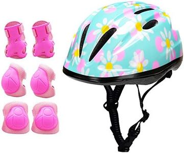 Girl Helmet for Bike,Kids Bike Pink Helmet for Girls Approximately Ages 3-10 Years Adjuastable and Multi-Sport, from Toddler to Kids CPSC Certicated