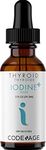 Iodine Drops – 650 Mcg - 1 Year Supply - Liquid Iodine Supplement – Iodine Drops Solution - Pure, Clear Iodine - Vegan Iodine Liquid Drop - 2oz