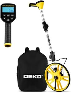 Measuring Wheel: DEKOPRO 4V Digital Measuring Wheel in Feet, 12.5 Inch 99,999Ft/ 99,999M Digital Display Folding Wheel Measurement Roller with Storage Bag