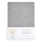 Burt's Bees Baby - Fitted Crib Sheet, Girls Boys & Unisex 100% Organic Cotton Crib Sheet for Standard Crib & Toddler Mattresses