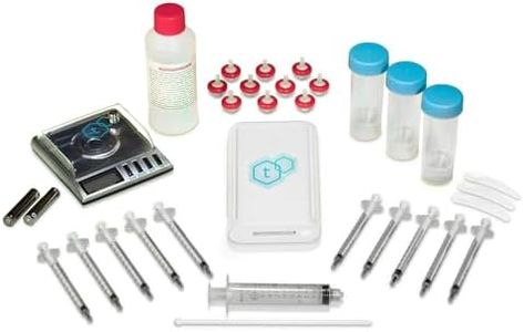 tCheck 3 Potency Tester with Flower Testing Expansion Kit - UV Spectrometer for Fast & Accurate Potency Testing - Hemp and Herbal Detection Kit for Edibles, Flowers, Concentrates, Oil, White