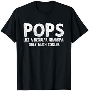 Pops Definition Like Regular Grandpa Only Cooler Funny T-Shirt