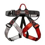 Climbing Harness, Half Body widerHarnesses Adjustable Protect Waist Safety Belts,Waist Hip Protection Seat Belt Attachment for Tountaineering, Climbing, Fire Rescue,Rappelling - Unisex.